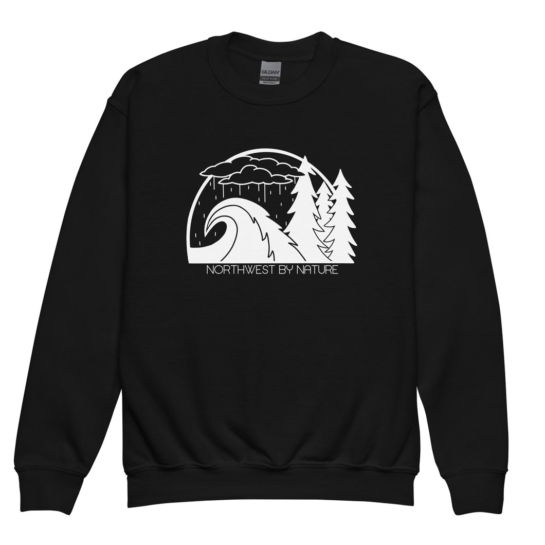 Storm Watching Youth Crewneck Sweatshirt