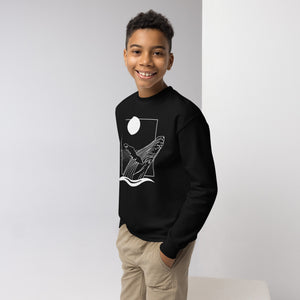 Van Isle Humpback Youth Crewneck