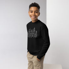 Load image into Gallery viewer, Forest Family Youth Crewneck Sweatshirt
