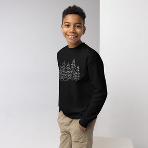 Forest Family Youth Crewneck Sweatshirt