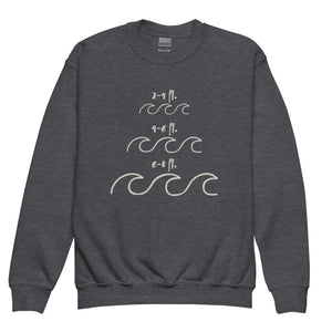 Wave Heights Youth Crewneck Sweatshirt