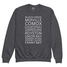 Load image into Gallery viewer, Local Places Youth Crewneck Sweatshirt
