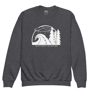 Storm Watching Youth Crewneck Sweatshirt