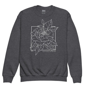 Peony Youth Crewneck Sweatshirt