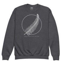 Load image into Gallery viewer, Western Sword Fern Youth Crewneck Sweatshirt
