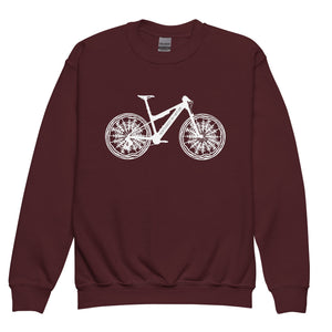 Forest Bike Youth Crewneck
