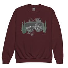Load image into Gallery viewer, 7th Heaven Bike Youth Crewneck Sweatshirt
