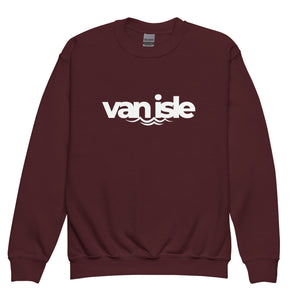 Van Isle Wave Youth Crewneck Sweatshirt