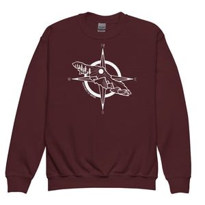 VI Compass Youth Crewneck Sweatshirt