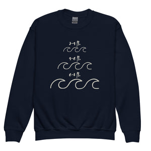 Wave Heights Youth Crewneck Sweatshirt