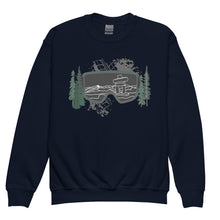 Load image into Gallery viewer, 7th Heaven Bike Youth Crewneck Sweatshirt
