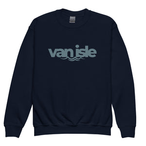 Van Isle Wave Youth Crewneck Sweatshirt
