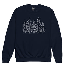 Load image into Gallery viewer, Forest Family Youth Crewneck Sweatshirt
