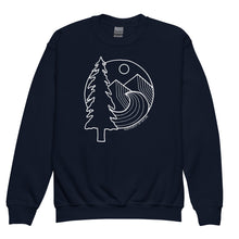 Load image into Gallery viewer, Adventure Awaits Youth Crewneck Sweatshirt
