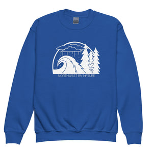 Storm Watching Youth Crewneck Sweatshirt