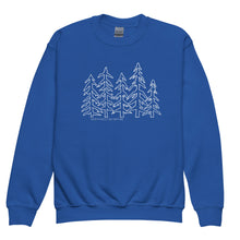 Load image into Gallery viewer, Forest Family Youth Crewneck Sweatshirt
