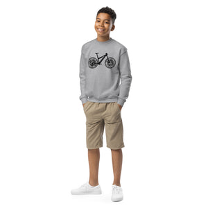Forest Bike Youth Crewneck