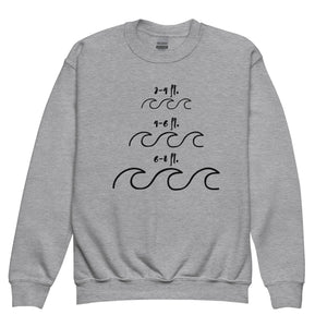 Wave Heights Youth Crewneck Sweatshirt