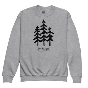 I Like Big Trees Youth Crewneck Sweatshirt