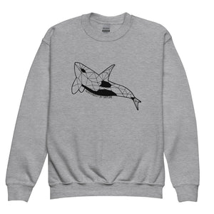 Geo Orca Youth Crewneck Sweatshirt