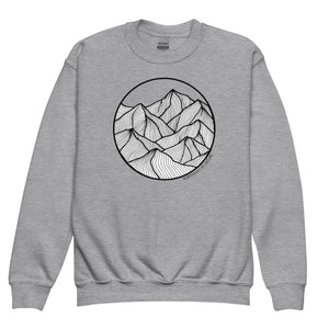 Circle Mountains Youth Crewneck Sweatshirt