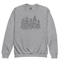 Load image into Gallery viewer, Forest Family Youth Crewneck Sweatshirt

