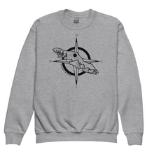 Load image into Gallery viewer, VI Compass Youth Crewneck Sweatshirt
