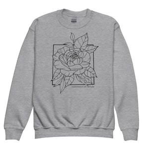 Peony Youth Crewneck Sweatshirt