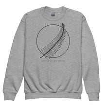 Load image into Gallery viewer, Western Sword Fern Youth Crewneck Sweatshirt

