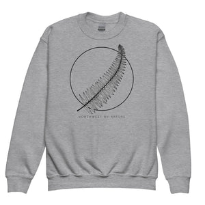 Western Sword Fern Youth Crewneck Sweatshirt