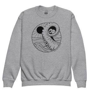 Giant Pacific Octopus Youth Crewneck Sweatshirt