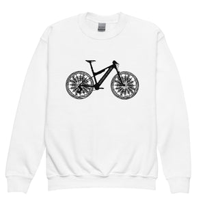 Forest Bike Youth Crewneck