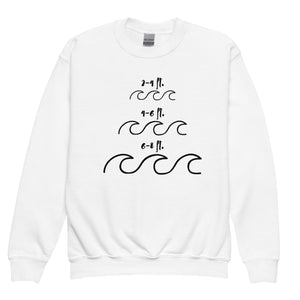 Wave Heights Youth Crewneck Sweatshirt