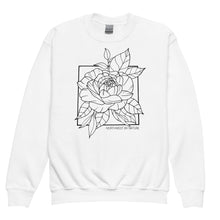 Load image into Gallery viewer, Peony Youth Crewneck Sweatshirt
