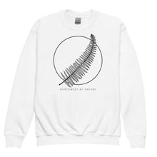 Load image into Gallery viewer, Western Sword Fern Youth Crewneck Sweatshirt
