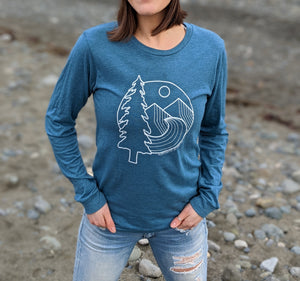 Adventure Awaits Unisex Long Sleeve Tee