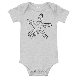 Geo Starfish baby onesie