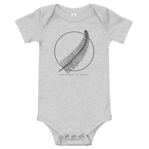 Western Sword Fern baby onesie