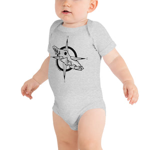 VI Compass baby onesie