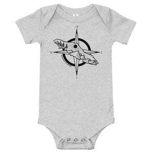 VI Compass baby onesie