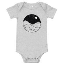 Load image into Gallery viewer, Midnight Waves baby onesie
