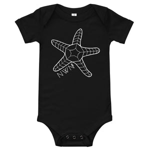 Geo Starfish baby onesie