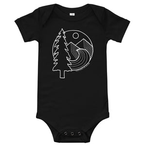 Adventure Awaits baby onesie