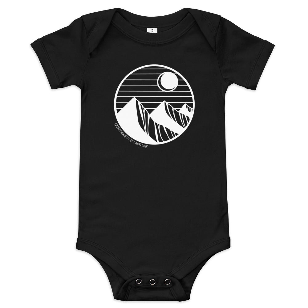 3 Peaks Baby Onesie