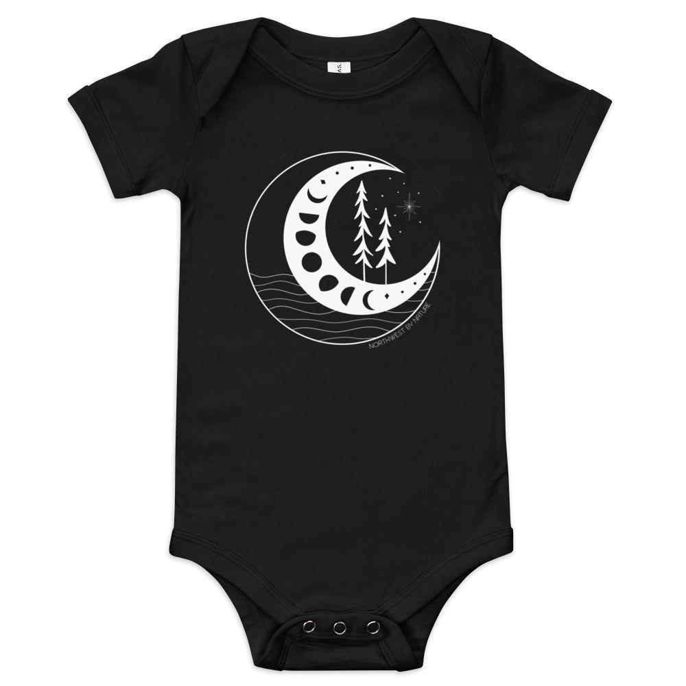 Moon Phases Baby Onesie