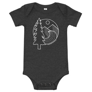 Adventure Awaits baby onesie