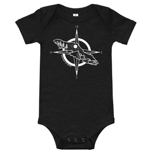 VI Compass baby onesie