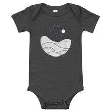 Load image into Gallery viewer, Midnight Waves baby onesie
