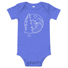Load image into Gallery viewer, Adventure Awaits baby onesie
