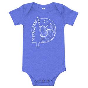 Adventure Awaits baby onesie